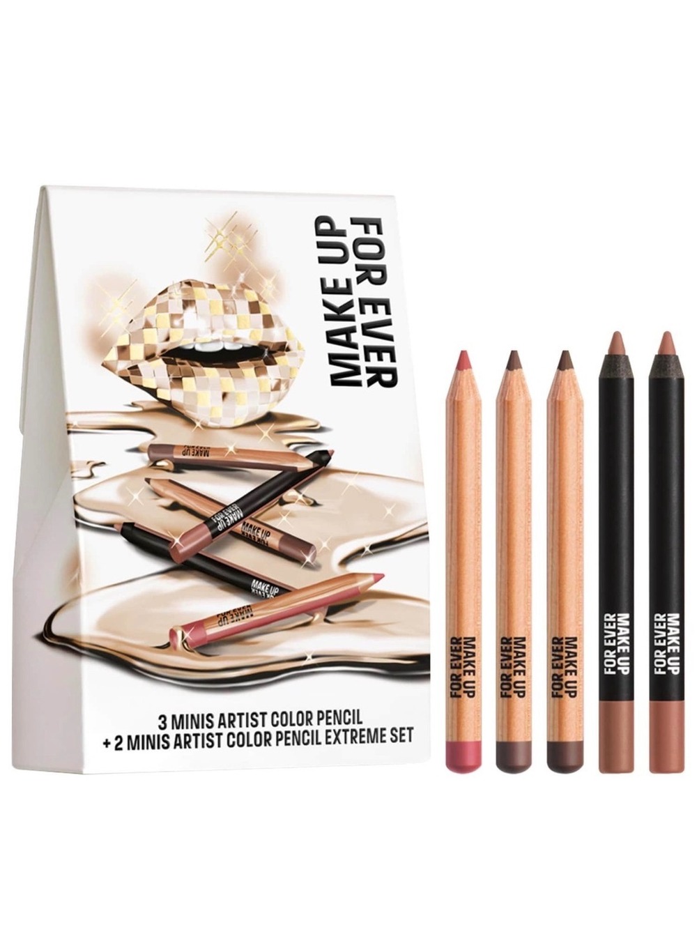 Make Up Forever Mini Artist Color Pencil Original & Extreme Lip Liner Set